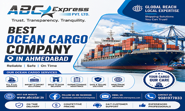 Reliable Ocean Cargo Services In Ahmedabad For Hassle-Free Global Shipping