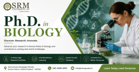 Ph.D. in Biology at SRM University AP – Advanced Research in Life Sciences
