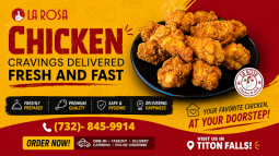 Fast & Convenient Chicken Delivery Tinton Falls by La Rosa Chicken & Grill Restaurant