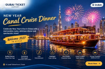 New Year’s Eve on a canal cruise with Dubai Ticket Expert