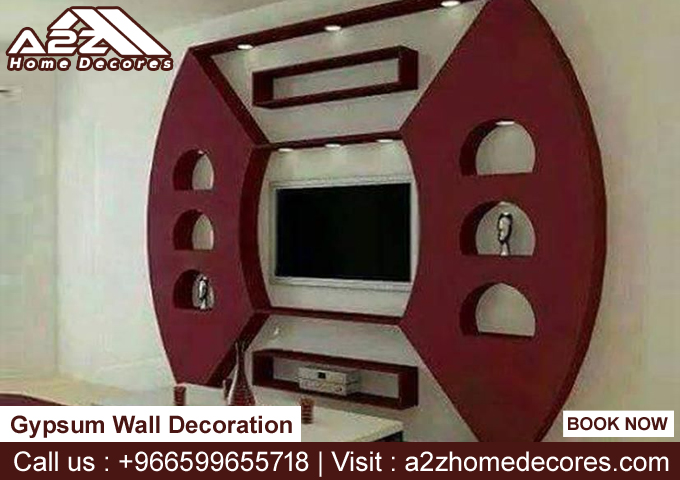 Gypsum Wall Decoration Design A2z Home Decores Design Print