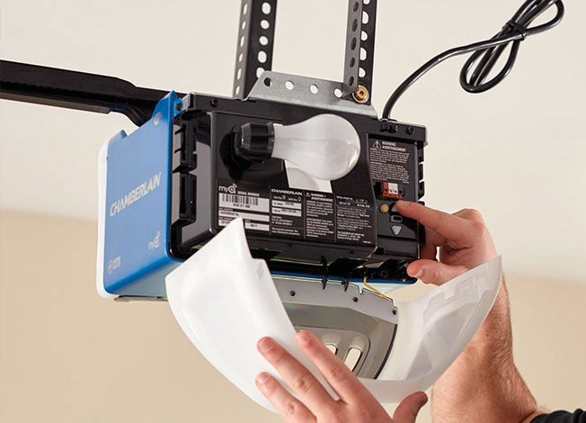 Unique Garage Door Opener Installation Service with Simple Design