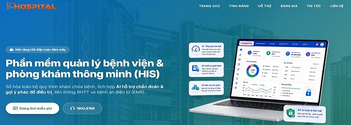 PHẦN MỀM QUẢN LÝ BỆNH VIỆN - PHÒNG KHÁM MYHOSPITAL