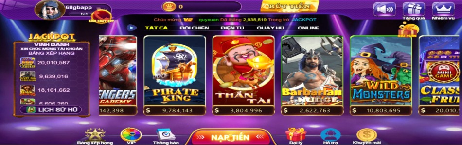 68 game bài