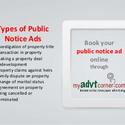 Public Notice Ads In Newspaper 